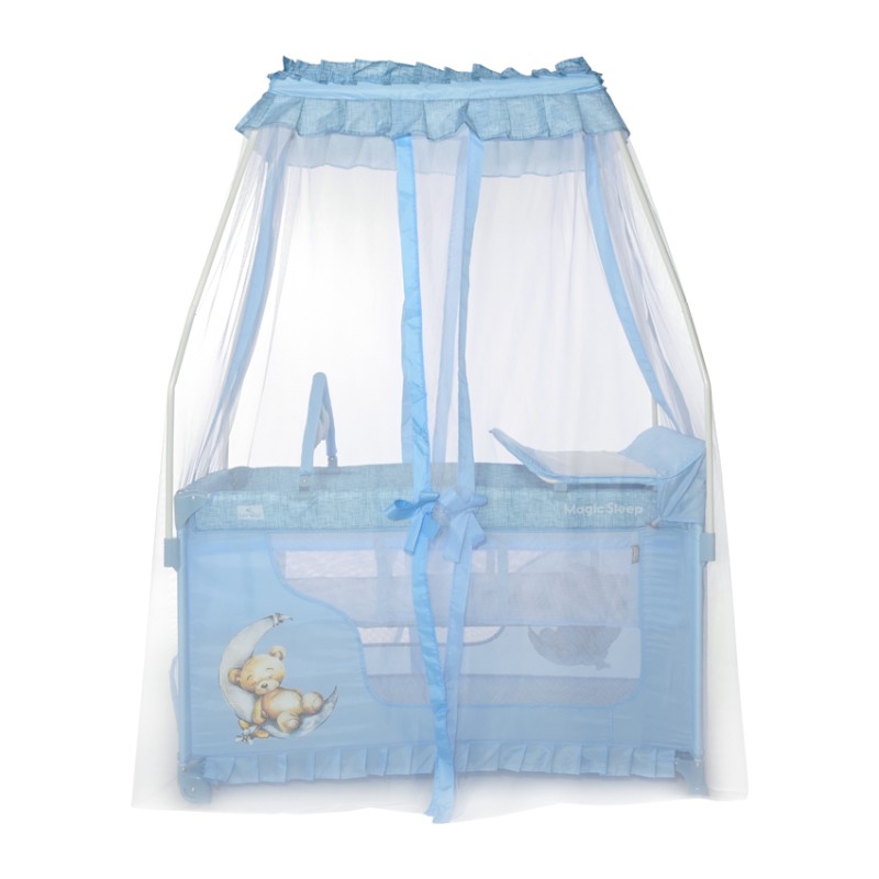 BABY COT MAGIC SLEEP BLUE MOON SLEEPING BEAR