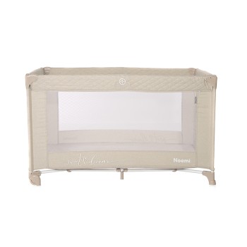 BABY COT NOEMI 1 LAYER FOG BEIGE STAR