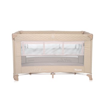 BABY COT NOEMI 2 LAYER FOG BEIGE STAR
