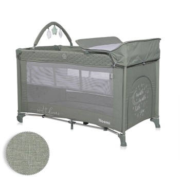 BABY COT NOEMI 2 LAYERS PLUS ICEBERG GREEN STAR
