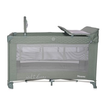 BABY COT NOEMI 2 LAYERS PLUS ICEBERG GREEN STAR