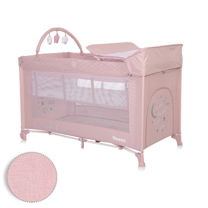 BABY COT NOEMI 2 LAYERS PLUS MELLOW ROSE STAR