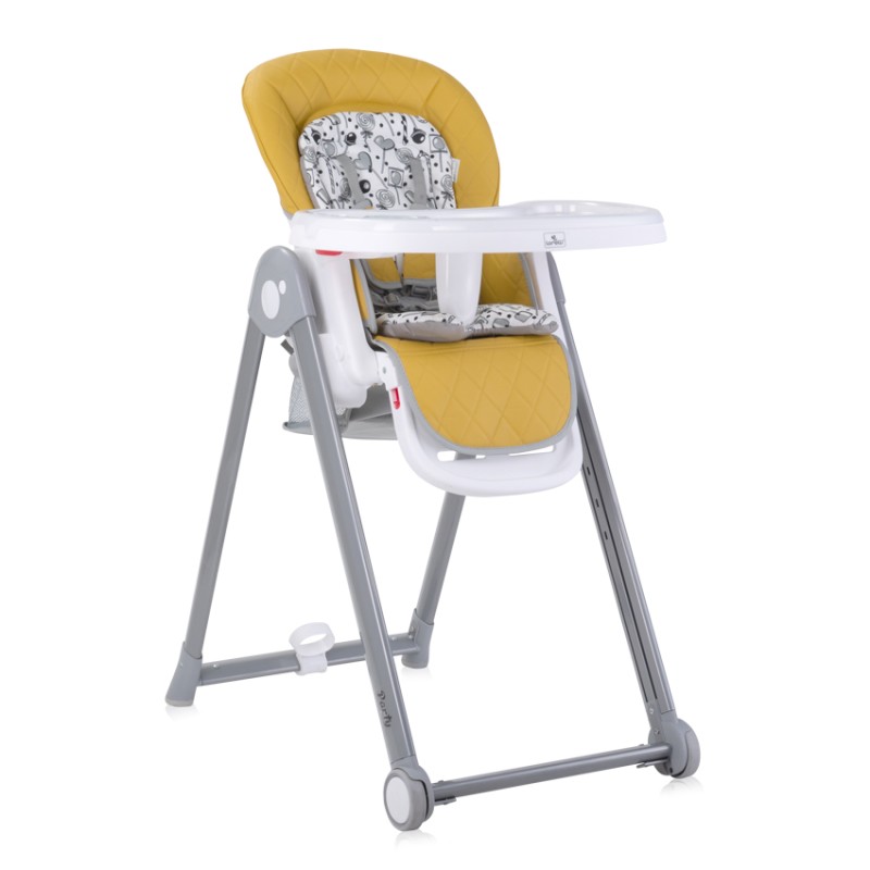 HIGH CHAIR PARTY LEMON CURRY LEATHER