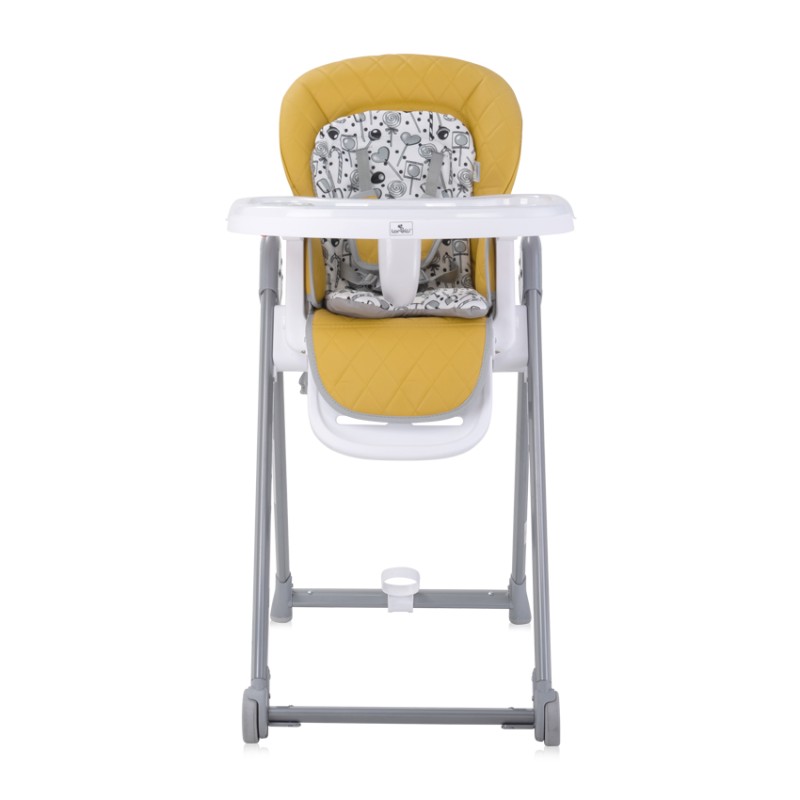 HIGH CHAIR PARTY LEMON CURRY LEATHER