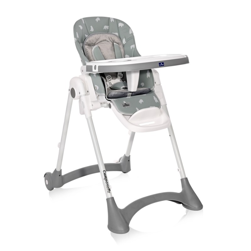 HIGH CHAIR CAMPANELLA BLUE SURF BEARS PU LEATHER
