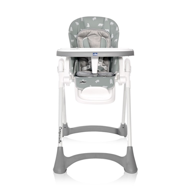 HIGH CHAIR CAMPANELLA BLUE SURF BEARS PU LEATHER