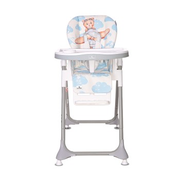 HIGH CHAIR FELICITA BABY BLUE PILOT PU LEATHER