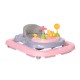BABY WALKER HAPPY LAND BUBBLEGUM//GREY-PINK