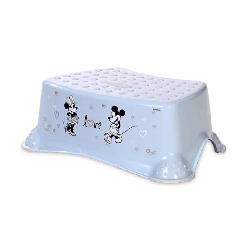 STEP STOOL BOY LOVE LIGHT BLUE