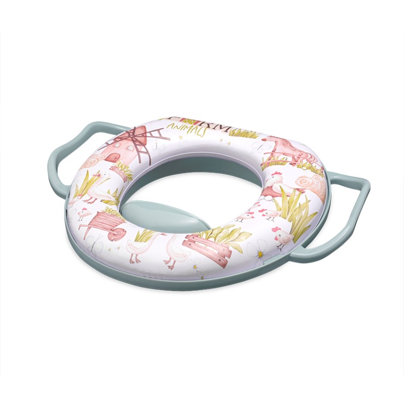 SOFT TRAINING SEAT WITH HANDLES GREEN FARM