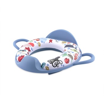 SOFT TRAINING SEAT WITH BACKREST BLUE SEA