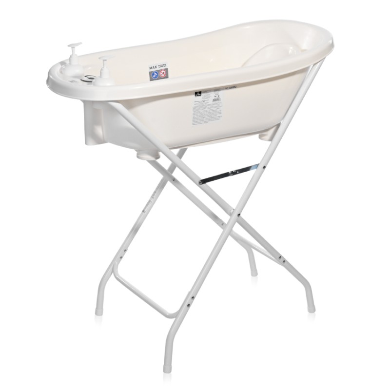 BATH TUB 88 CM WITH PLUG+THERM+BATH PAD WHITE