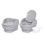 POTTY THRONE ASSEMBLED ZEBRA GREY