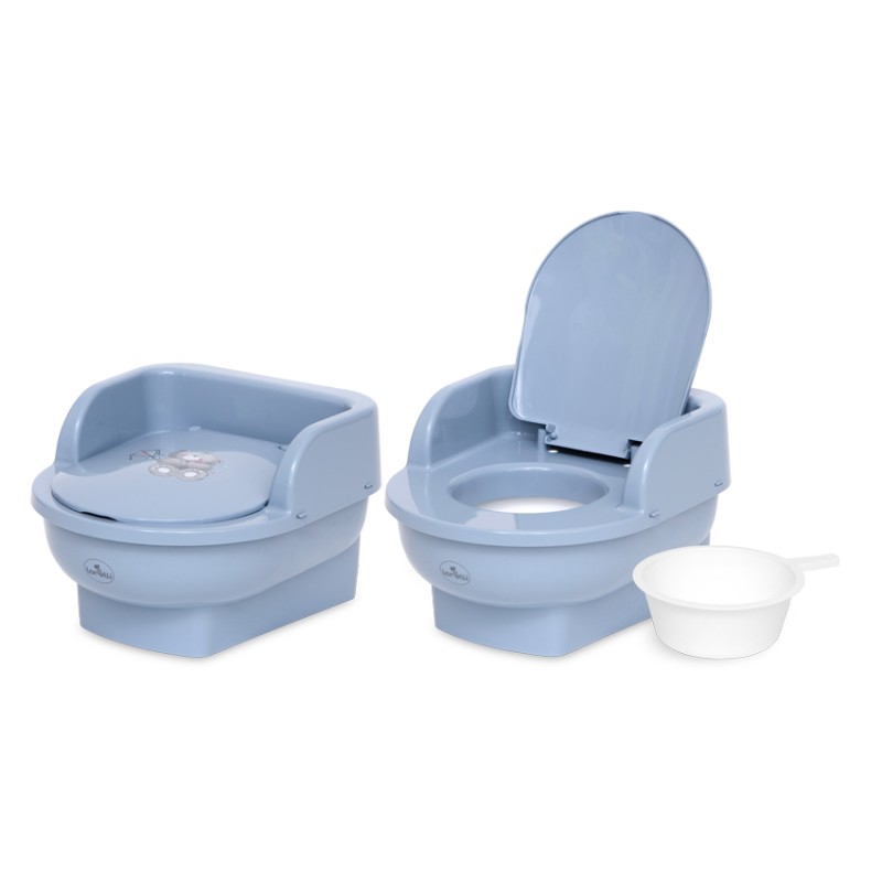 POTTY THRONE ASSEMBLED BEAR DARK BLUE