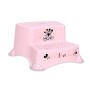DOUBLE STEP STOOL GIRL LOVE LIGHT PINK