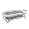 FOLDING BATHTUB 83 CM WITH PLUG ROYAL GREY