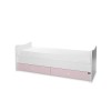 BED TREND PLUS NEW COLOUR WHITE/ORCHID PINK