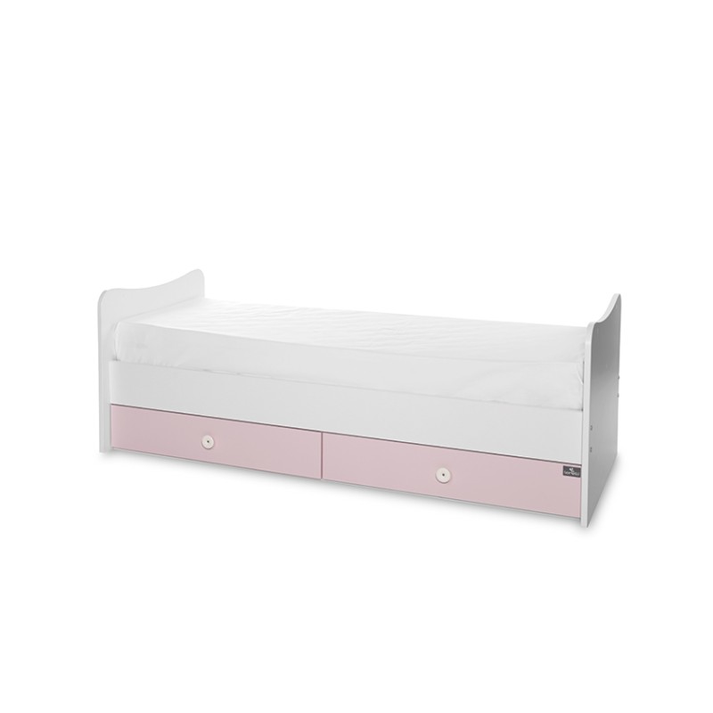 BED TREND PLUS NEW COLOUR WHITE/ORCHID PINK