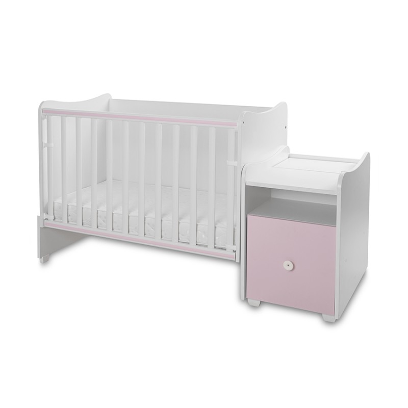 BED TREND PLUS NEW COLOUR WHITE/ORCHID PINK