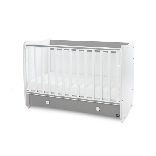 BED DREAM 70/140 NEW COLOUR WHITE/STONE GREY BED DREAM 70/140 NEW COLOUR WHITE/STONE GREY