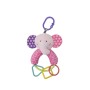 RATTLE FIGURES LORELLI TOYS ELEPHANT PINK