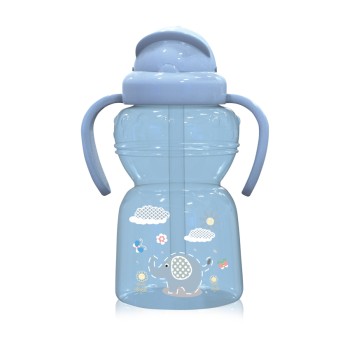 SPORT SIPPER WITH STRAW AND HANDLE MOONLIGHT BLUE