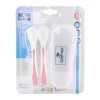 SPOONS IN CASE 2 PCS PINK
