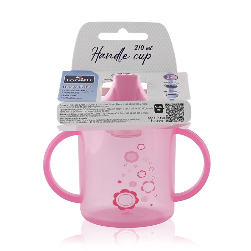 HANDLE CUP 210MLPINK