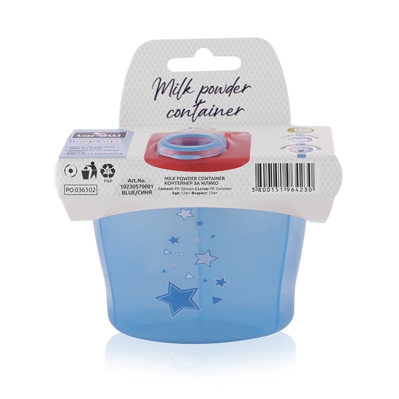 MILK POWDER CONTAINER BLUE