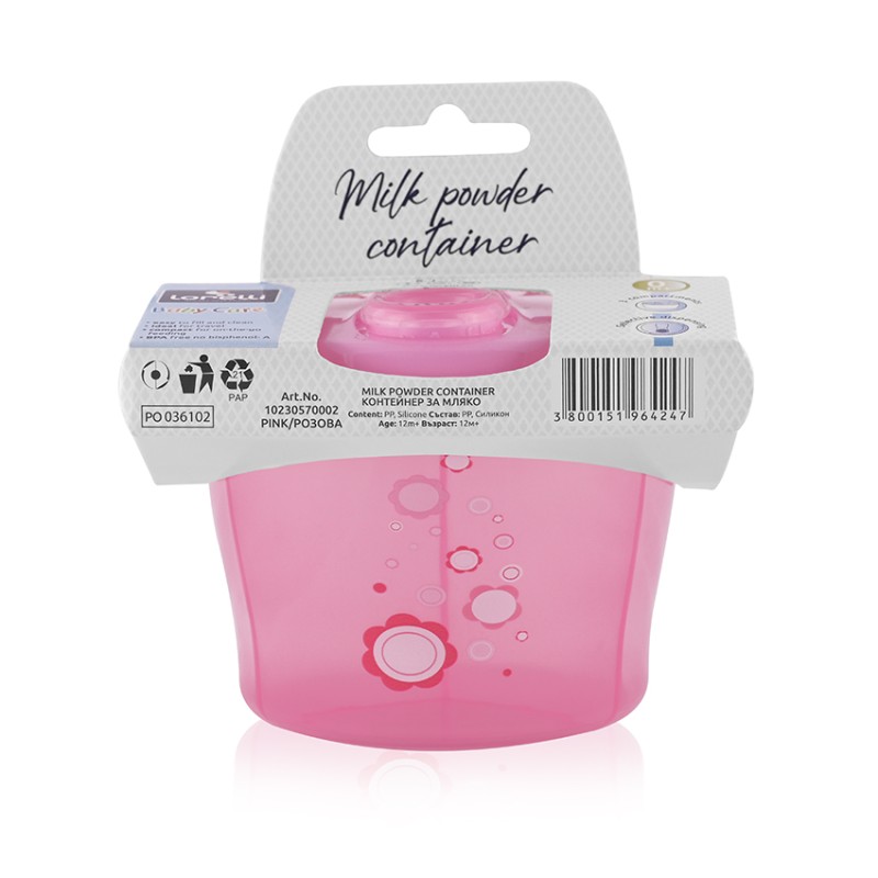 MILK POWDER CONTAINER PINK