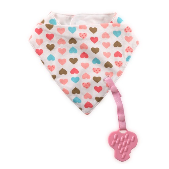 BIB BANDANA WITH THEETHER+ RIBBON GIRL
