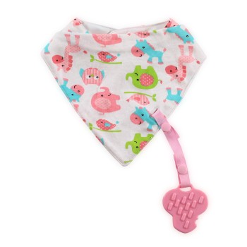 BIB BANDANA WITH THEETHER+ RIBBON GIRL
