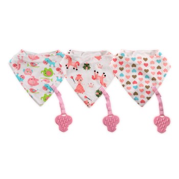 BIB BANDANA WITH THEETHER+ RIBBON GIRL