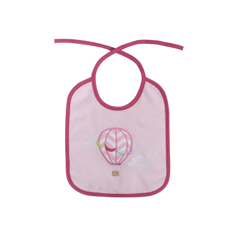 BIBS SET 7 PCS WITH TIES GIRL