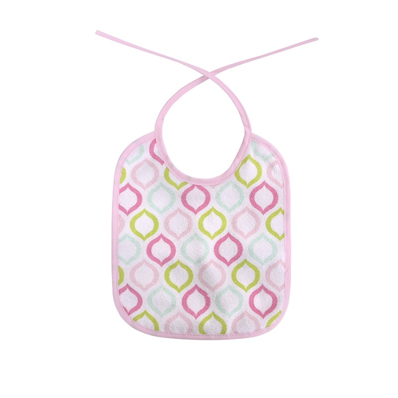 BIBS SET 7 PCS WITH TIES GIRL