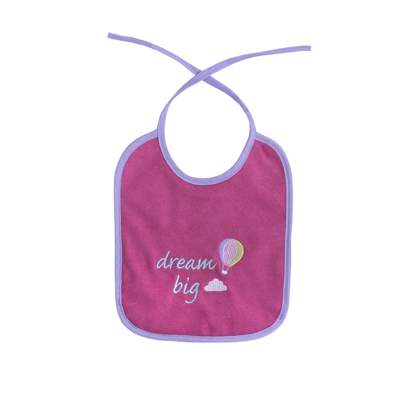 BIBS SET 7 PCS WITH TIES GIRL