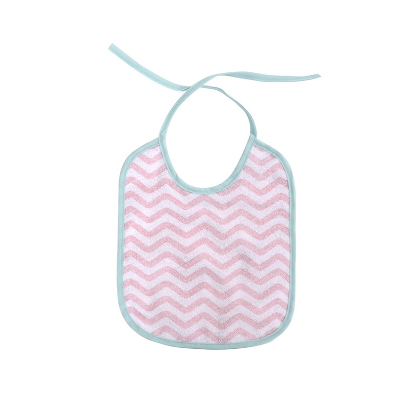 BIBS SET 7 PCS WITH TIES GIRL