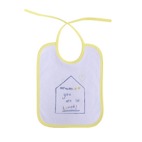 BIBS SET 7 PCS DOUBLE WITH TIES UNI BIBS SET 7 PCS DOUBLE WITH TIES UNI