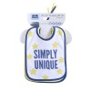 BIBS SET 7 PCS DOUBLE WITH TIES UNI