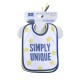 BIBS SET 7 PCS DOUBLE WITH TIES UNI BIBS SET 7 PCS DOUBLE WITH TIES UNI