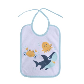 BIBS SET 7 PCS DOUBLE WITH TIES BOY