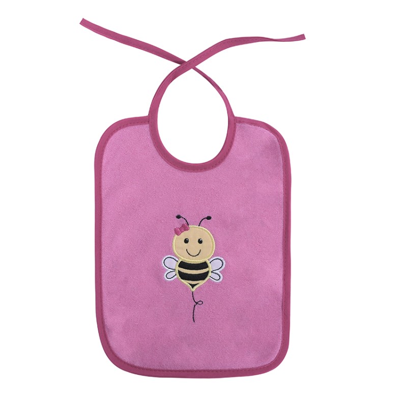 BIBS SET 7 PCS DOUBLE WITH TIES GIRL