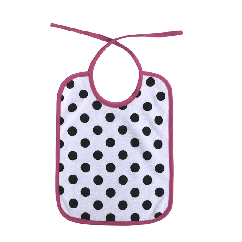 BIBS SET 7 PCS DOUBLE WITH TIES GIRL