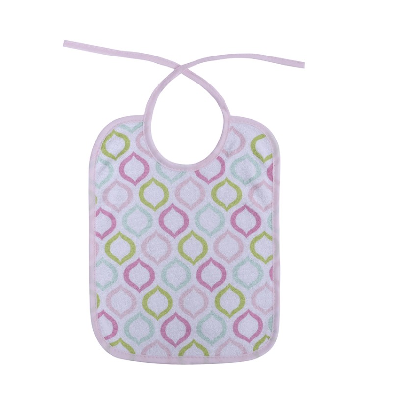 BIBS SET 7 PCS DOUBLE WITH TIES GIRL