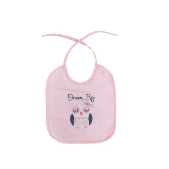 BIBS SET 3 PCS WITH TIES GIRL