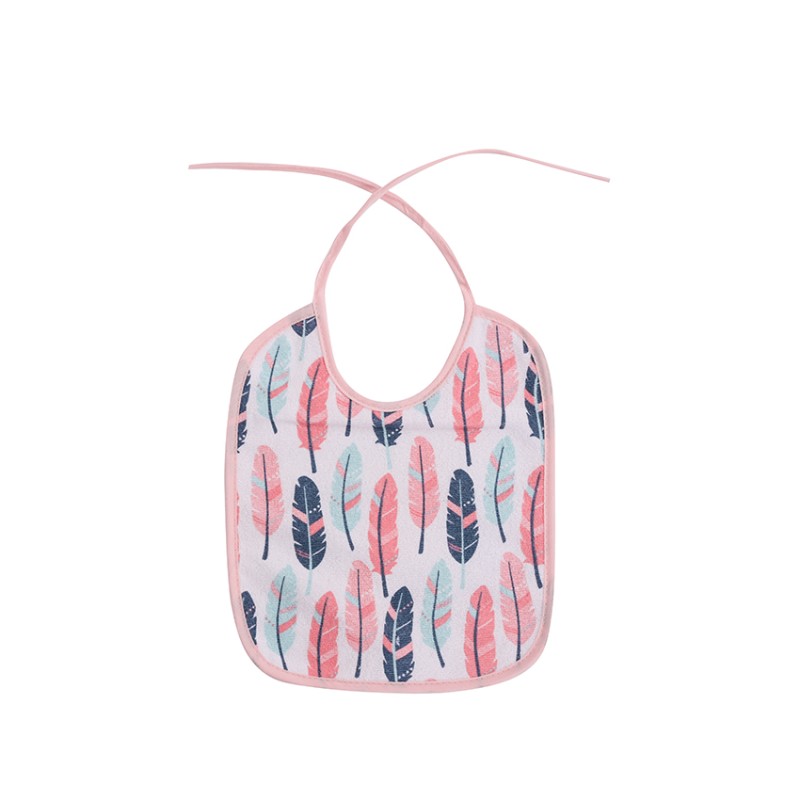 BIBS SET 3 PCS WITH TIES GIRL