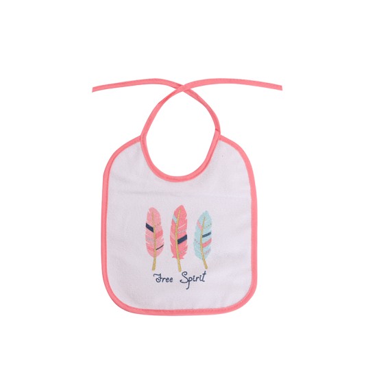 BIBS SET 3 PCS WITH TIES GIRL
