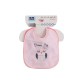 BIBS SET 3 PCS WITH TIES GIRL