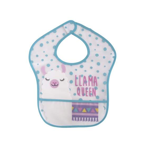 BIBS SET 2 PCS PEVA WITH VELCRO GIRL BIBS SET 2 PCS PEVA WITH VELCRO GIRL