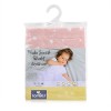 MUSLIN SWADDLE BLANKET 80/80 CM  ROSE  WITH STARS